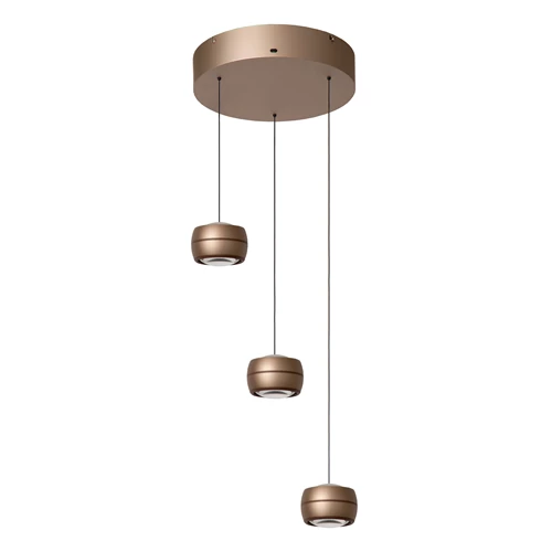 Lucide CORYFEE - Pendelleuchten - LED Dim. - CCT - 3x6,3W 2200K/3000K - Champagner Farbe - Vibes - ausgeschaltet